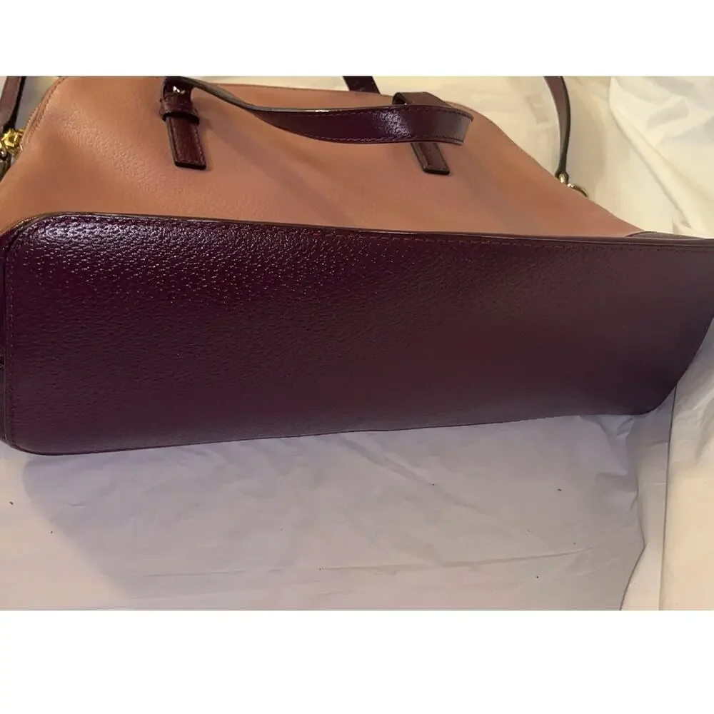 Kate Spade Grand Street Small Rachelle Satchel Colorblock Leather Bag